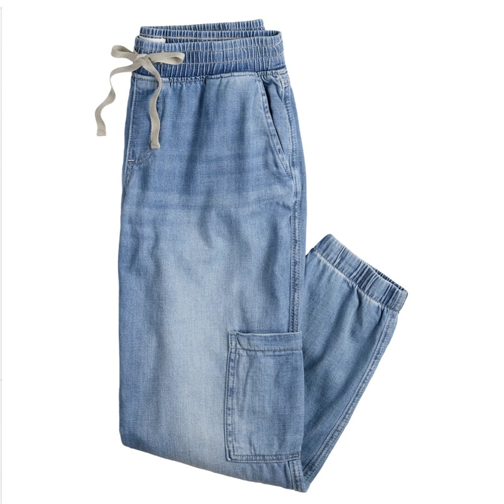 Women's Sonoma Goods For Life® Mid-Rise Denim Jogger Pants | Women’s XXL - Picture 10 of 10